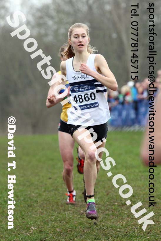 Womens under-20s Inter Counties Cross Country, Prestwold Hall, Loughborough. Photo: David T. Hewitson/Sports for All Pics